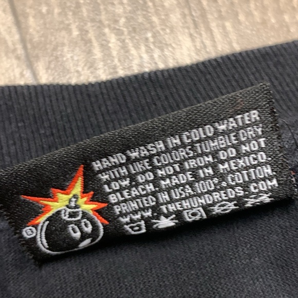 Mens‎ The Hundreds Crewneck Sexy Red Bomb Short Sleeve T-Shirt - Picture 7 of 8